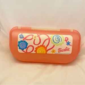 Barbie x Tupperware Pencil Case Storage Box Perfect For Crafts Jewelry Make-up